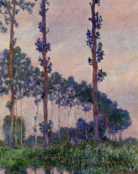 尅勞德 莫奈 Poplars in Grey Weather 尅勞德 莫奈 Poplars in Grey Weather